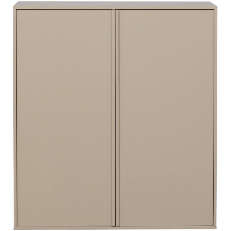 vtwonen Daily Closet Garderob Dubbel 110x100cm Furu Dakargrå