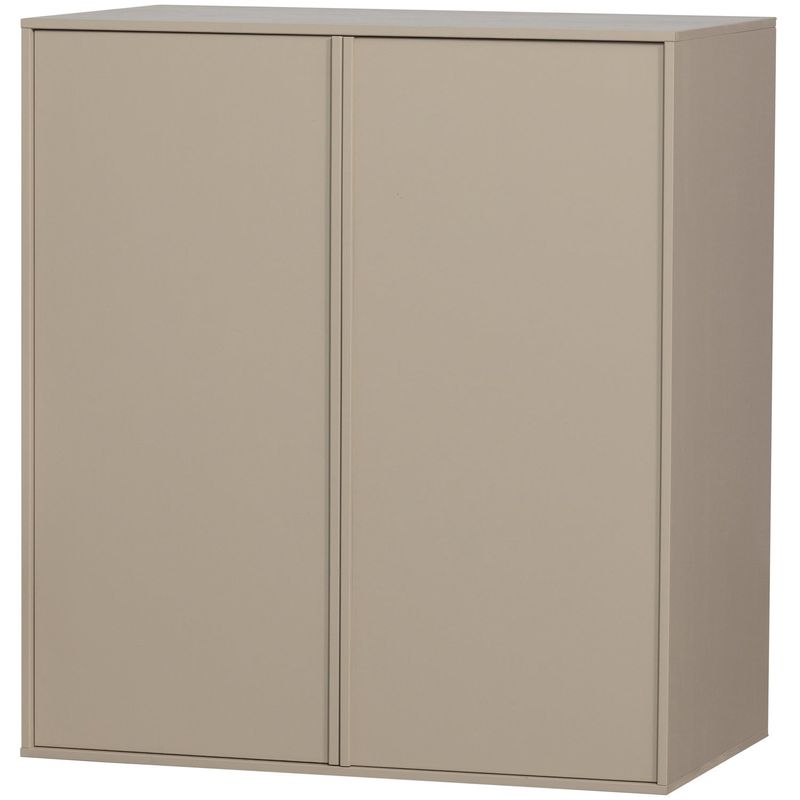 vtwonen Daily Closet Garderob Dubbel 110x100cm Furu Dakargrå
