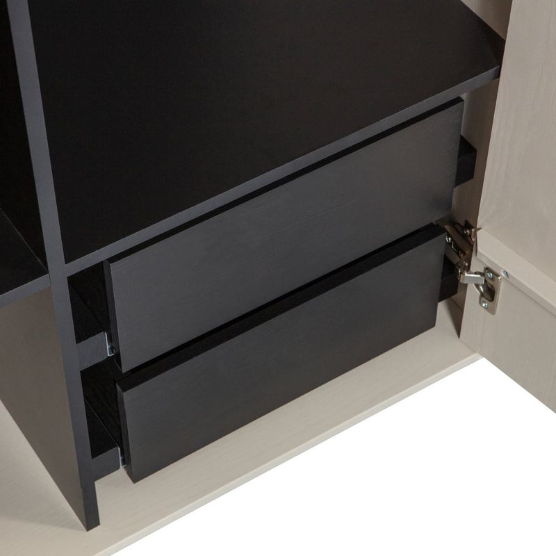 Vtwonen Daily Closet Dubbelgarderob 200x100cm Furu Dakargrå