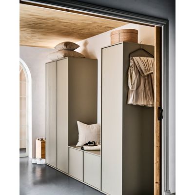 Vtwonen Daily Closet Dubbelgarderob 200x100cm Furu Dakargrå