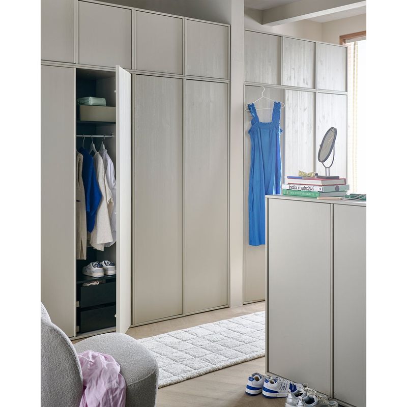 vtwonen Daily Closet Garderob Enkel 200x50cm Furu Dakargrå