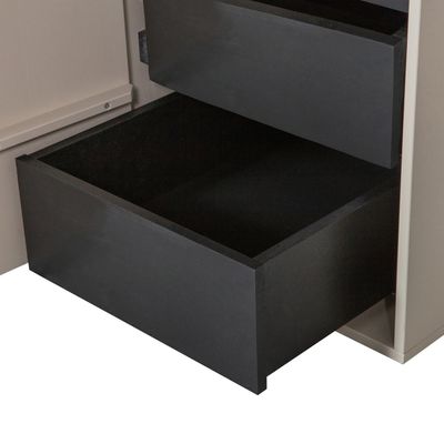 vtwonen Daily Closet Garderob Enkel 200x50cm Furu Dakargrå