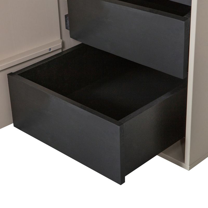 vtwonen Daily Closet Garderob Enkel 200x50cm Furu Dakargrå