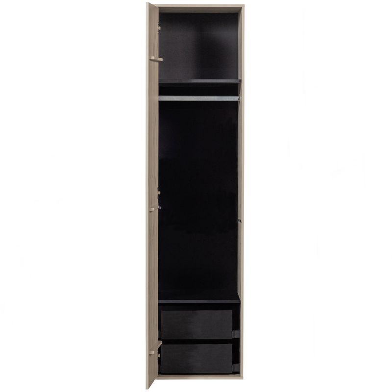 vtwonen Daily Closet Garderob Enkel 200x50cm Furu Dakargrå