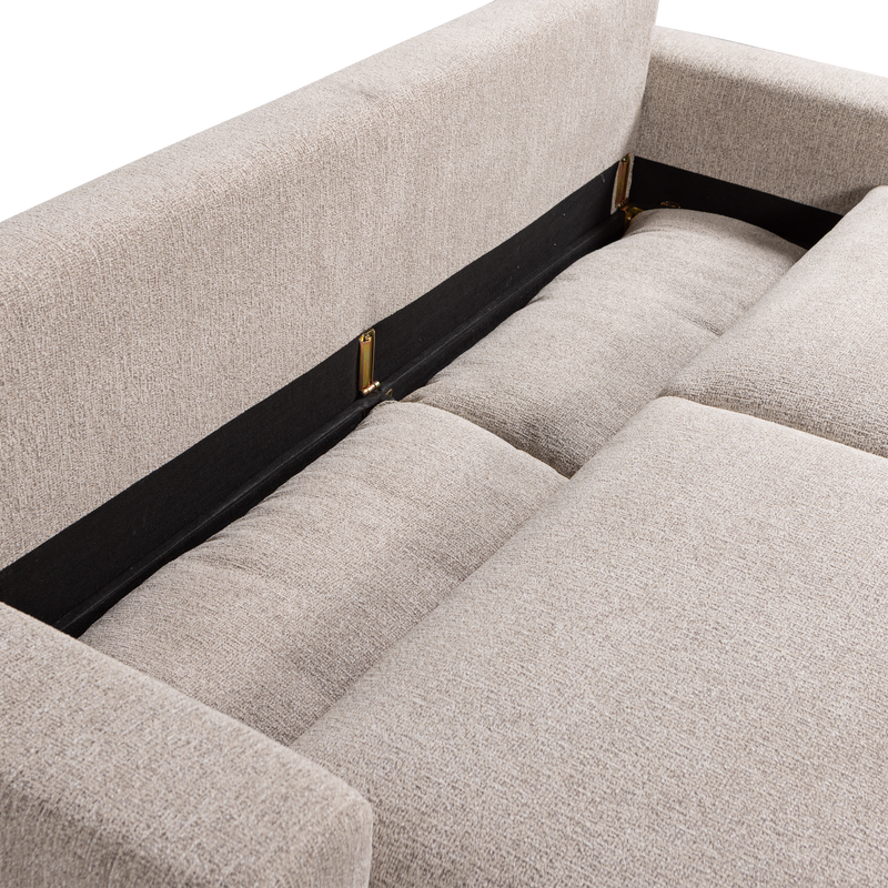 vtwonen Night & Day Bäddsoffa 3-sits Natur Melange