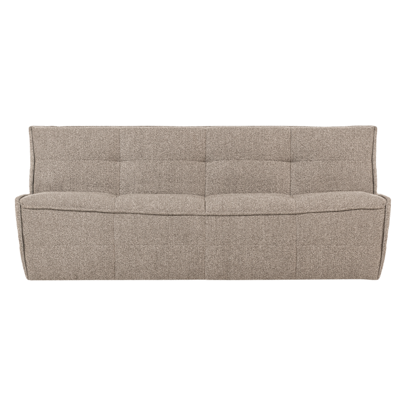 vtwonen Cluster 3-sits Soffa Bouclé Khakibrun