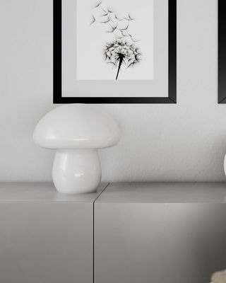 By Rydéns Mira bordslampa H30 cm vit