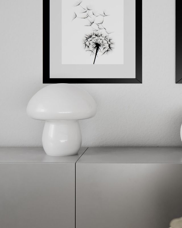 By Rydéns Mira bordslampa H30 cm vit