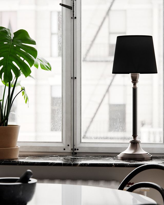 By Rydéns Dinant bordslampa svart 59 cm