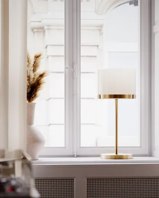 By Rydéns Marcel bordslampa H55 cm mässing