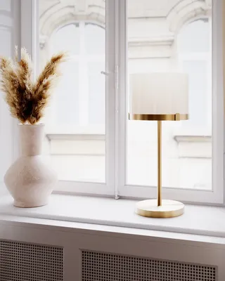 By Rydéns Marcel bordslampa H55 cm mässing