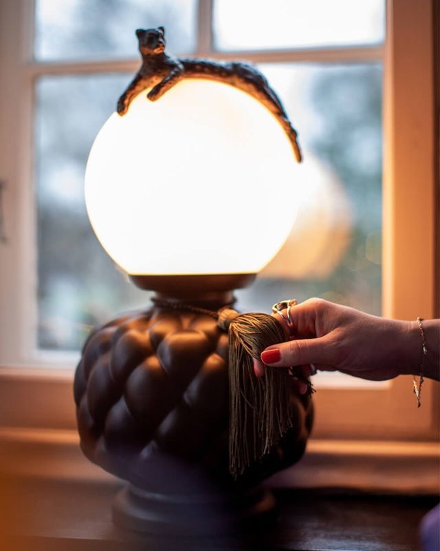 By Rydéns Viva bordslampa svart 45 cm
