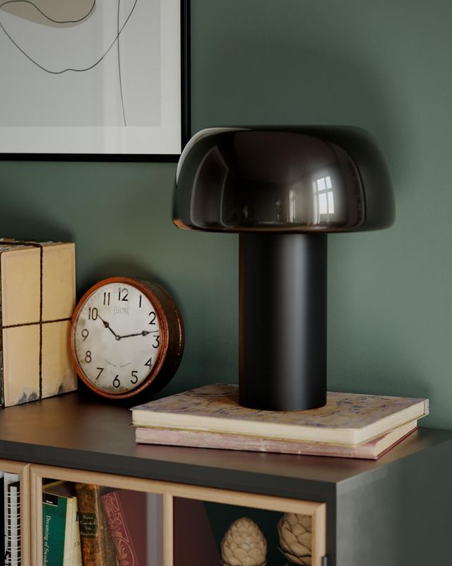 By Rydéns Lean bordslampa svart blank