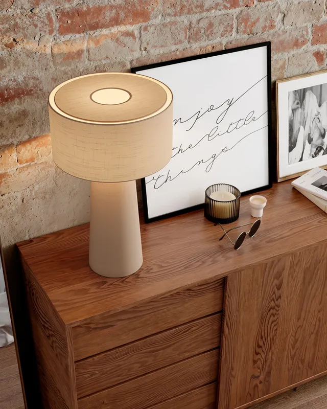 By Rydéns Linum bordslampa H50 cm beige