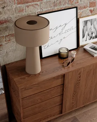 By Rydéns Linum bordslampa H50 cm beige