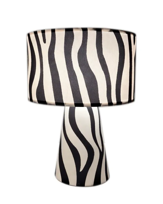 By Rydéns Zany bordslampa H43 cm zebra