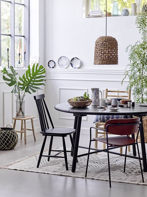 Bloomingville Lope Matbord, Svart, Akacia