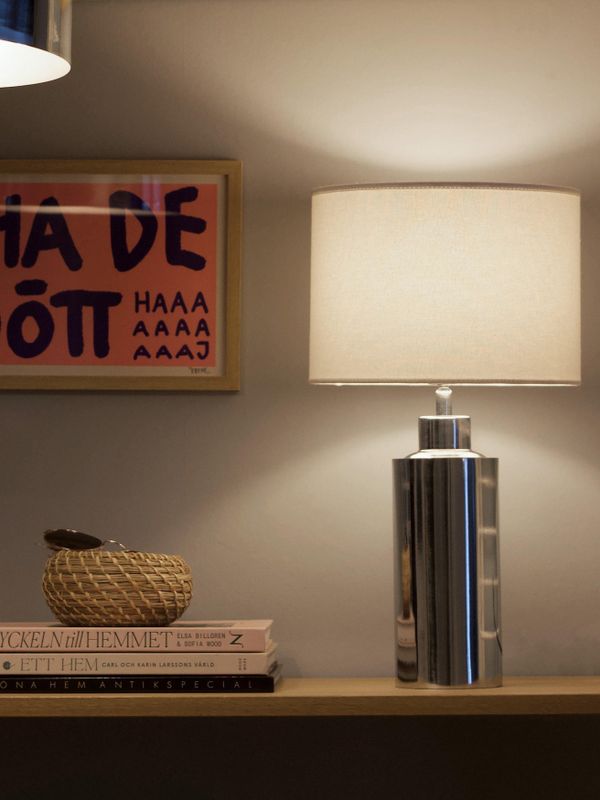 PR Home Solo Bordslampa Krom 46 cm