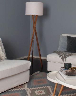 By Rydéns Vega golvlampa valnöt 160 cm