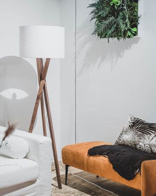 By Rydéns Vega golvlampa valnöt 160 cm