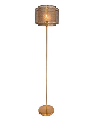 By Rydéns Hermine golvlampa matt mässing 157 cm