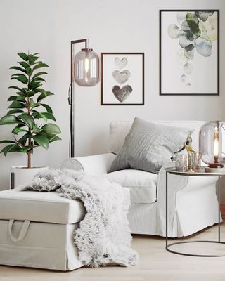 By Rydéns Leola golvlampa rökgrå 150 cm