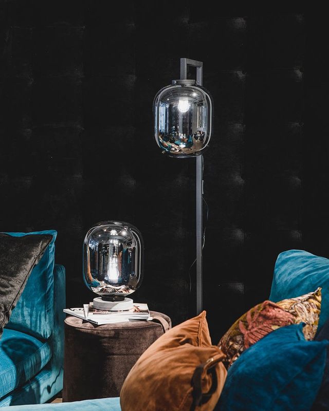 By Rydéns Leola golvlampa rökgrå 150 cm