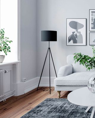 By Rydéns Rina golvlampa svart 145 cm
