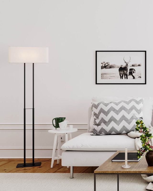 By Rydéns Luton golvlampa vit 150 cm