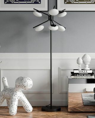 By Rydéns Imperia golvlampa svart matt 165 cm