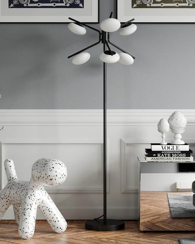 By Rydéns Imperia golvlampa svart matt 165 cm