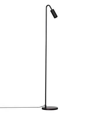 By Rydéns Curve golvlampa svart matt 146 cm