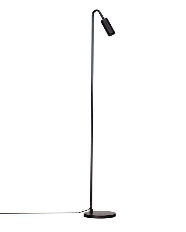 By Rydéns Curve golvlampa svart matt 146 cm