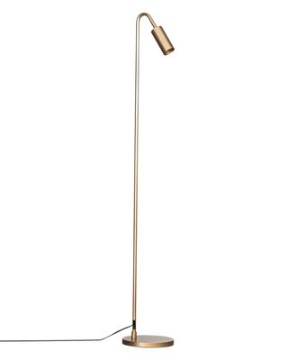 By Rydéns Curve golvlampa guld matt 146 cm
