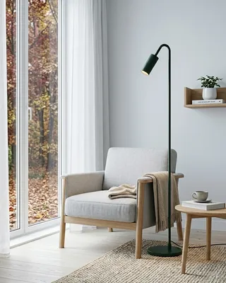 By Rydéns Curve golvlampa 146 cm grön