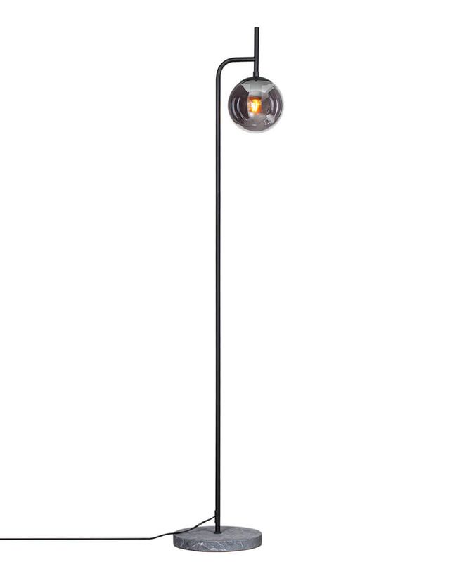 By Rydéns Boyle golvlampa rökgrå 163 cm