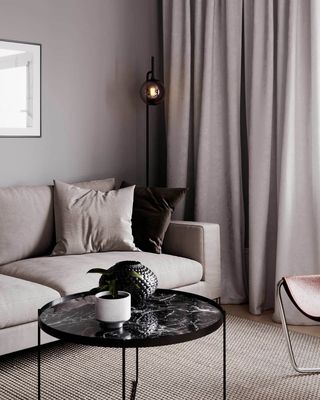 By Rydéns Boyle golvlampa rökgrå 163 cm