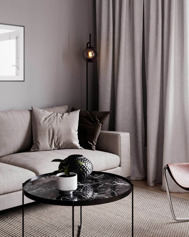By Rydéns Boyle golvlampa rökgrå 163 cm