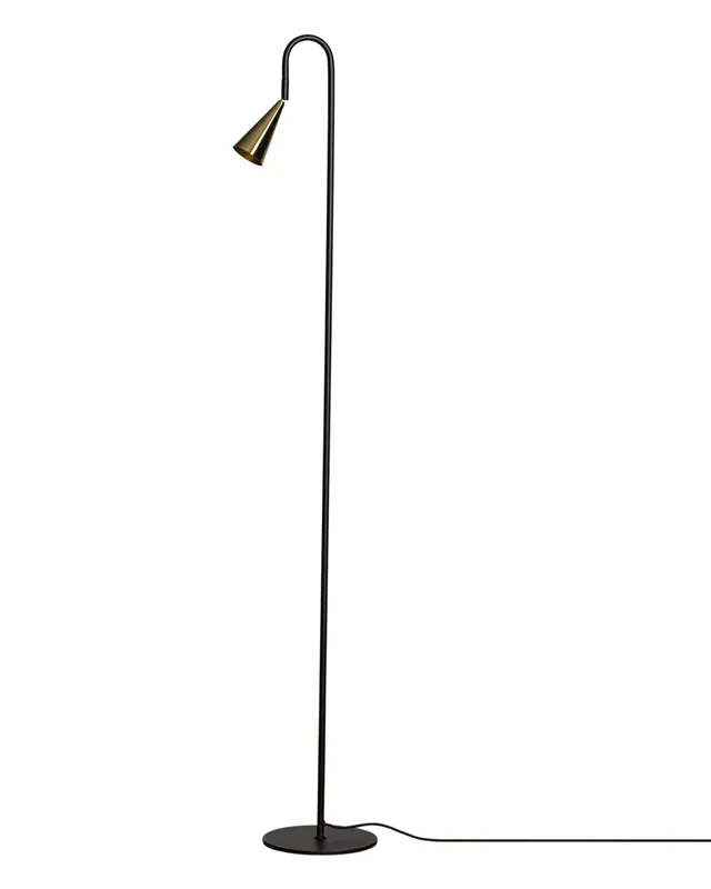 By Rydéns Spline golvlampa H140 cm mässing