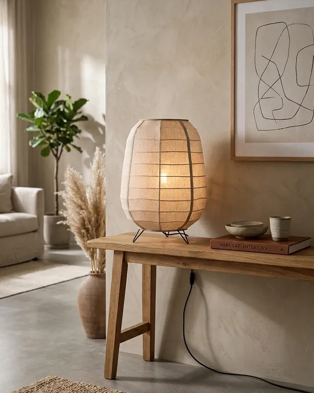 By Rydéns Delino golvlampa H57 cm Ø40 cm natur