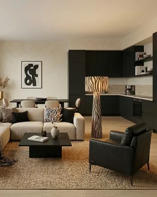 By Rydéns Zany golvlampa H144 cm zebra