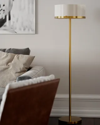 By Rydéns Marcel golvlampa H150 cm mässing