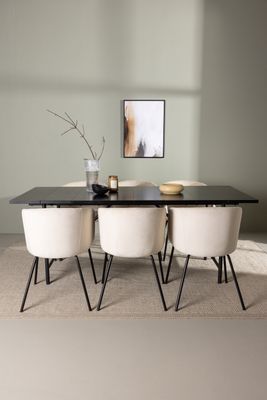 Venture Home Matgrupp Astrid med stolarna Berit