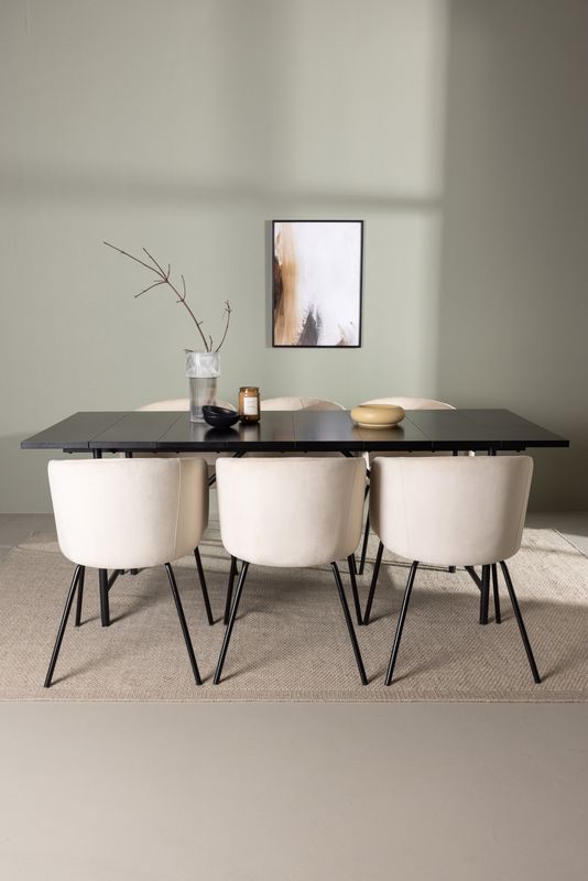 Venture Home Matgrupp Astrid med stolarna Berit