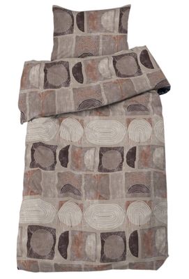Redlunds Como Bäddset Beige Cognac 150x210 cm