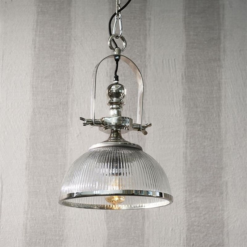 Riviera Maison Brixton Factory taklampa silver