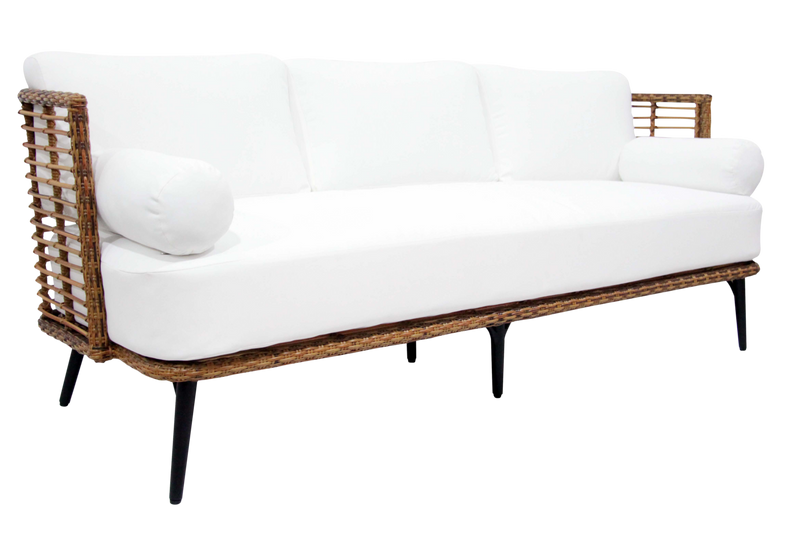 Brafab Covelo 3-seater Soffa Natur/Vit