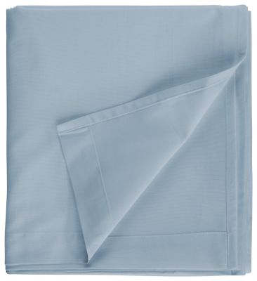 Borganäs Bomull Underlakan Blå 240x260 cm