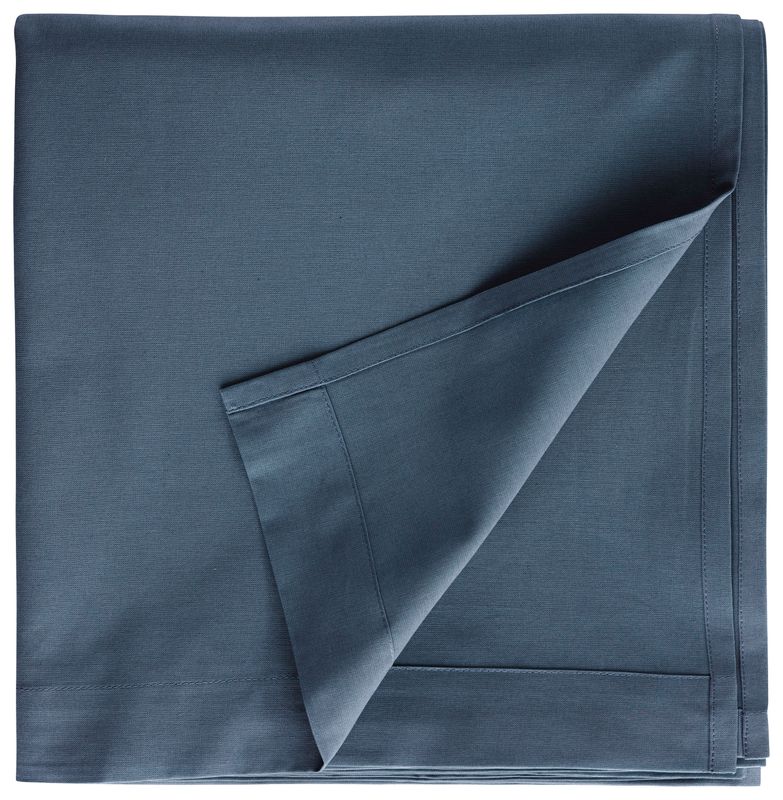 Borganäs Bomull Underlakan Marinblå 240x260 cm