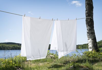 Borganäs Lakan Underlakan Vit 180x260 cm